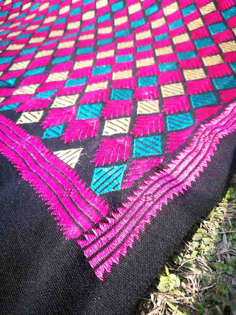 Embroidered Phulkari Shawl                 - Duplicate IMG # 1
