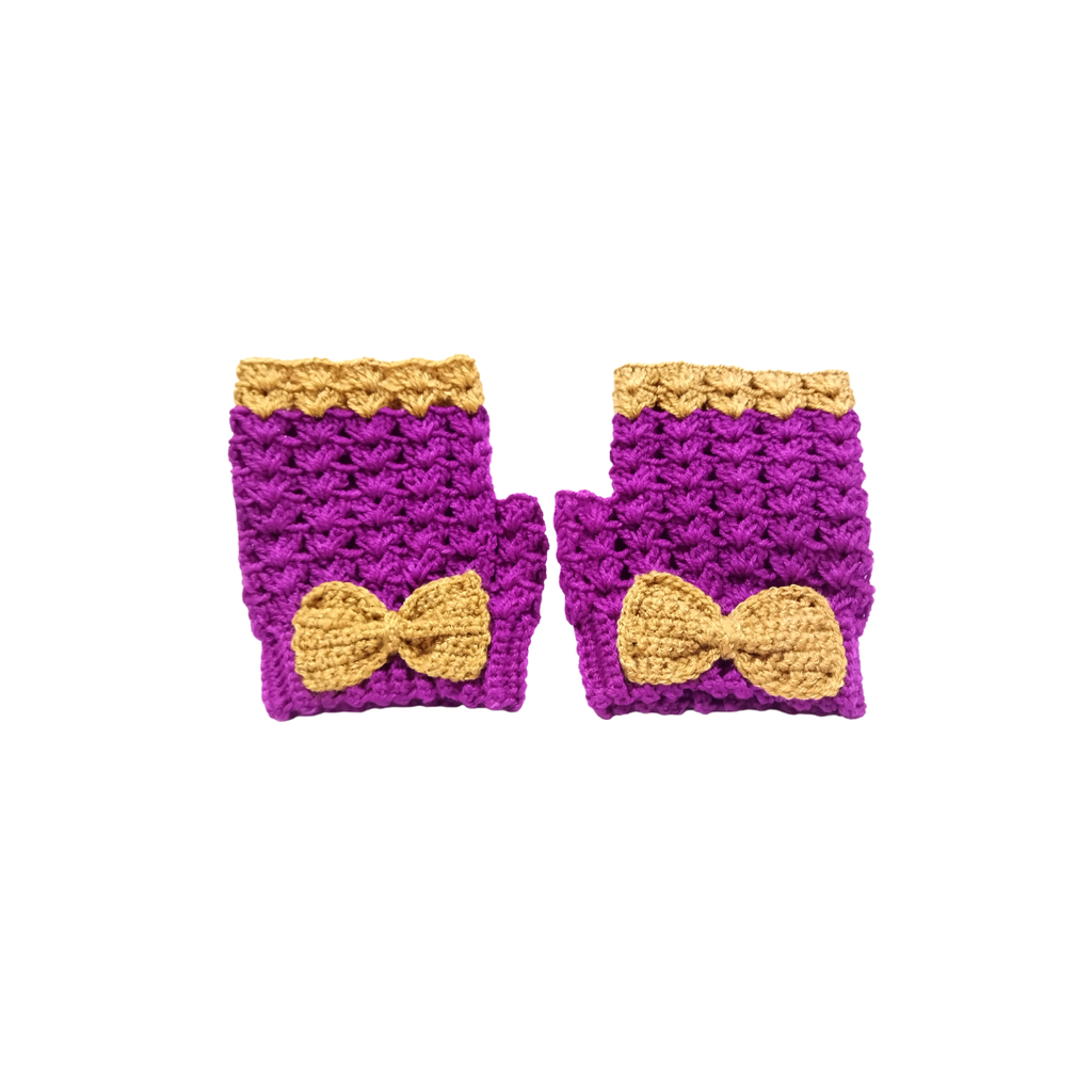 Crochet Fingerless Ladies Gloves