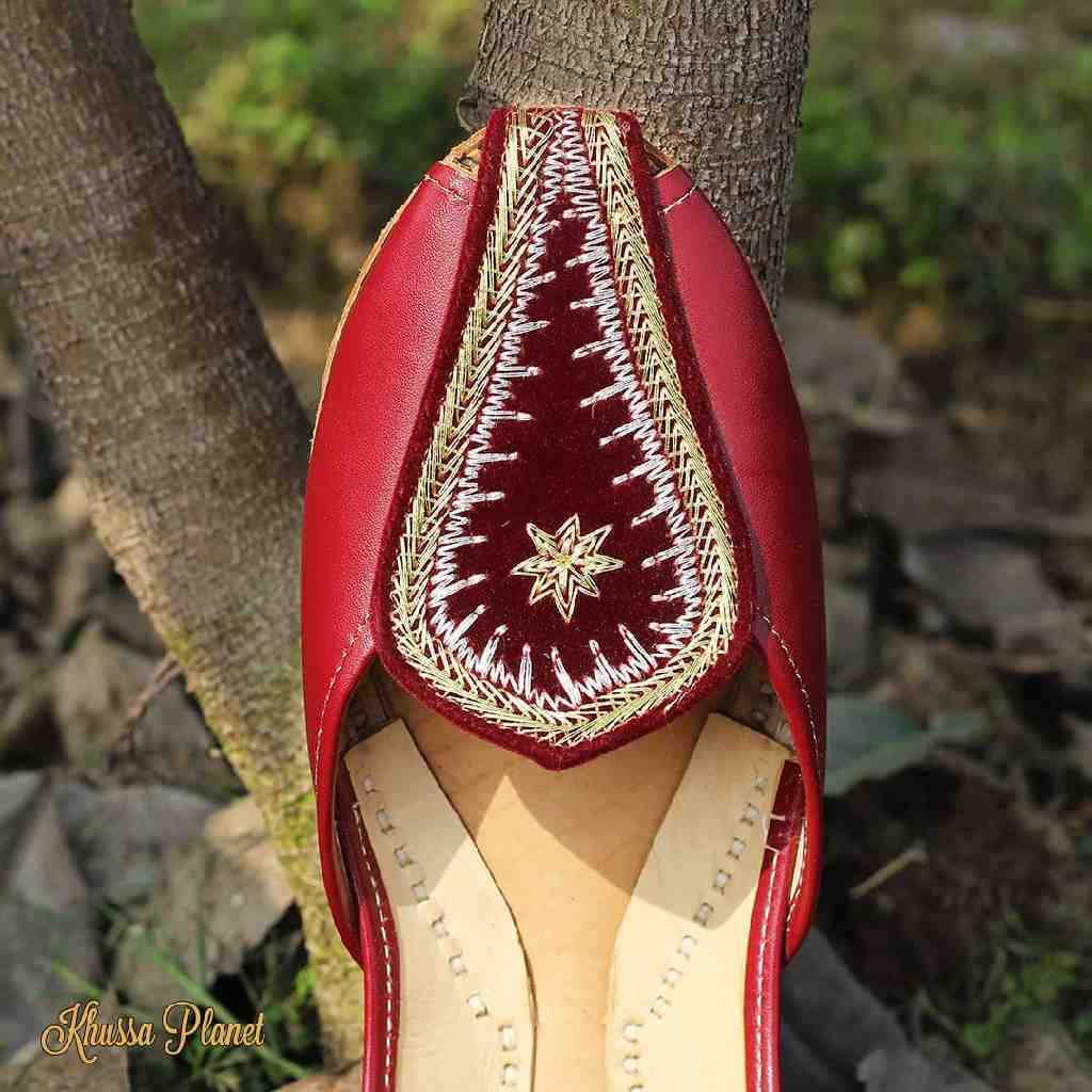 Hand Crafted Luxury Dabka Work Khussa  - Duplicate IMG # 1