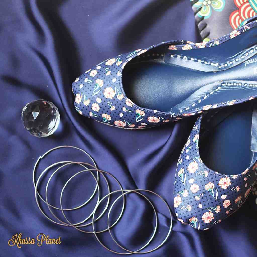 Premium Handcrafted Plain Leather Khussa - Duplicate IMG # 1