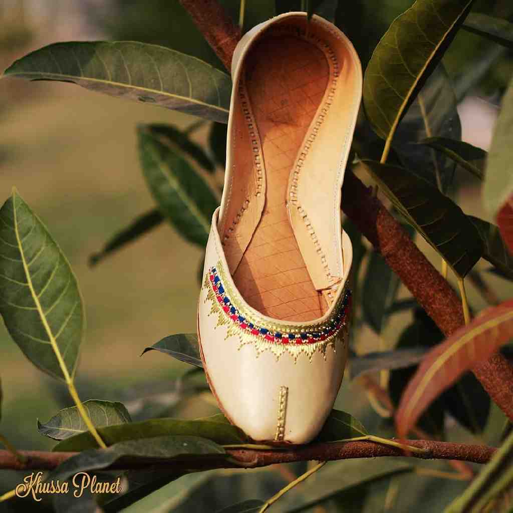 Pearl Dabka Work Khussa - Duplicate IMG # 1