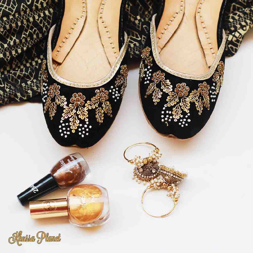 Handcrafted Dabka Work Khussa - Duplicate IMG # 1