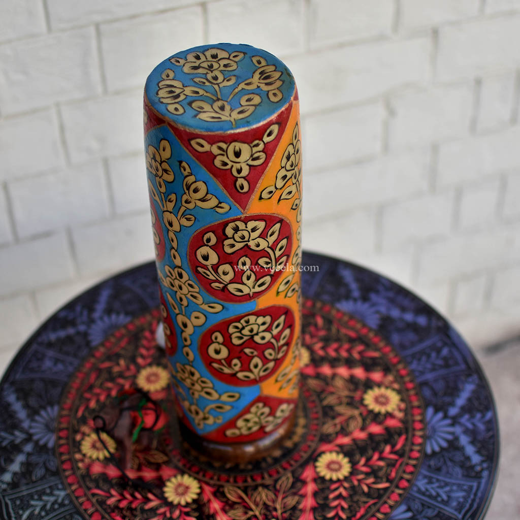 Hand Painted Camel Skin Lamp