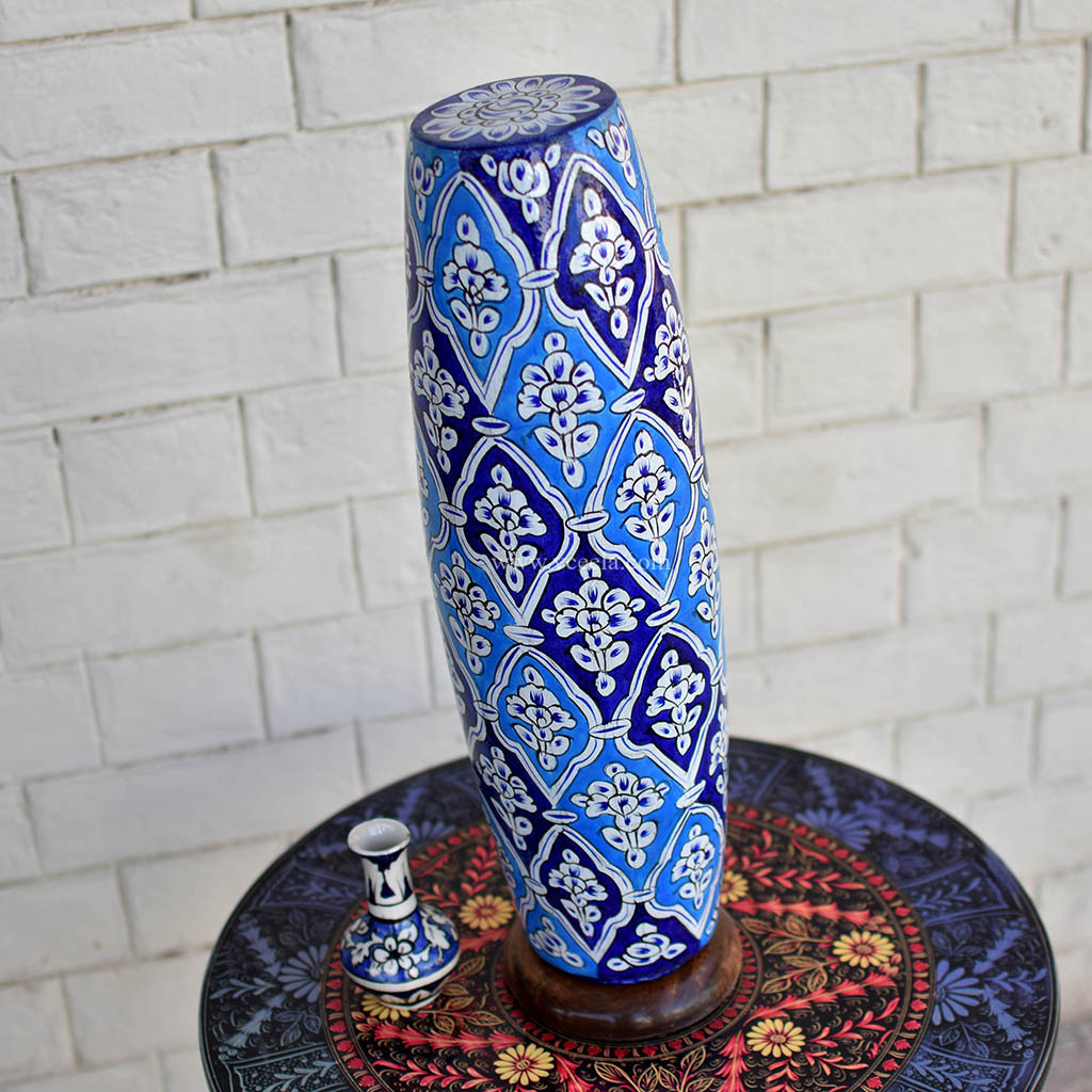 Hand Painted Camel Skin Lamp