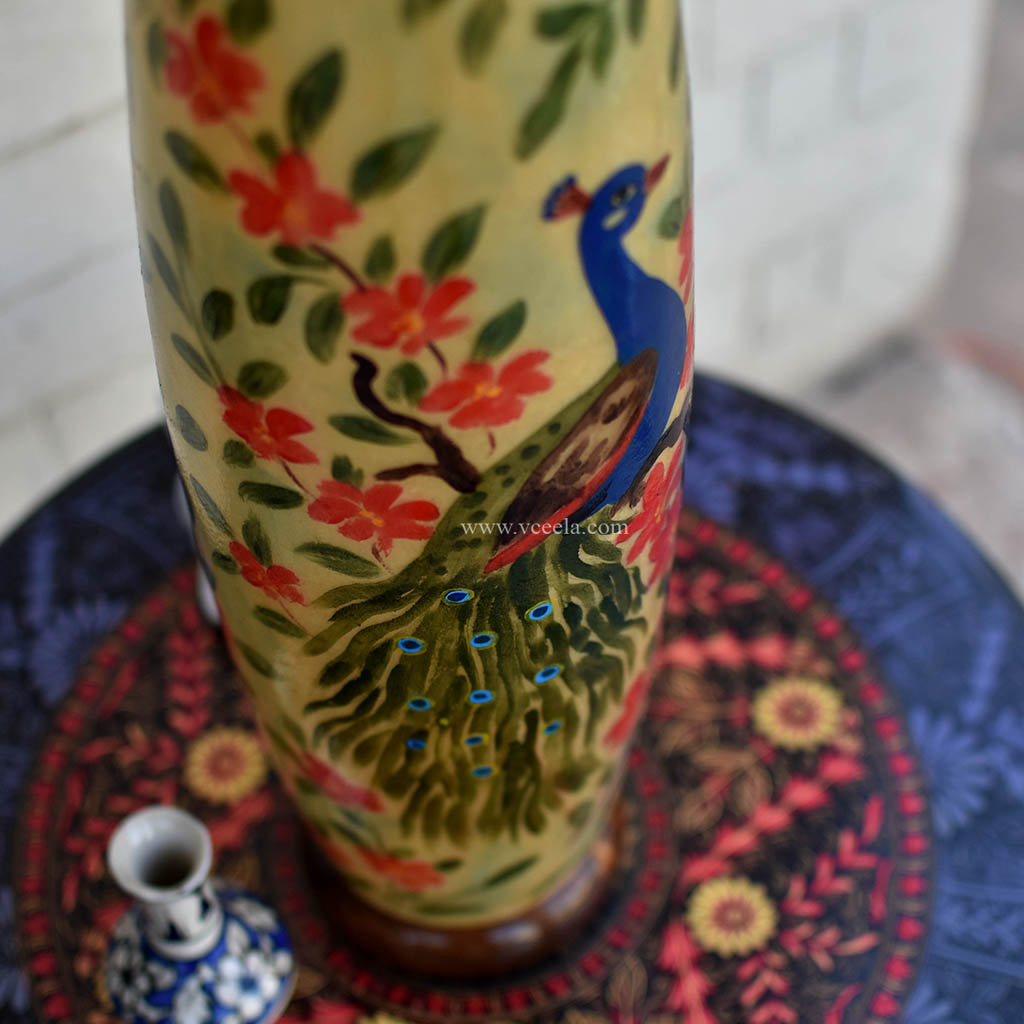 Hand Painted Camel Skin Lamp