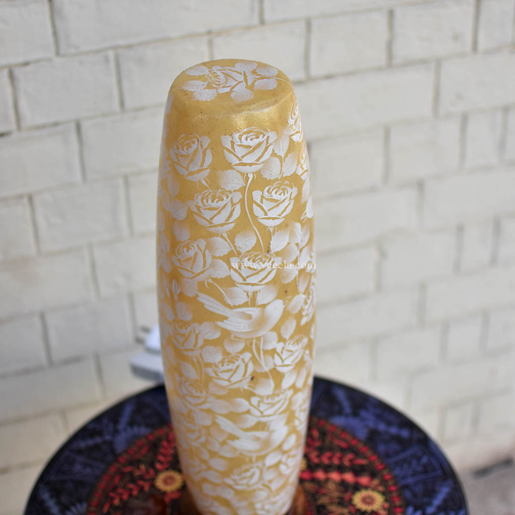 Hand Painted Camel Skin Lamp