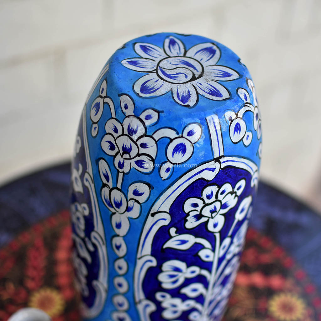 Hand Painted Camel Skin Lamp