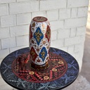 Hand Painted Camel Skin Lamp