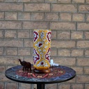 Hand Painted Camel Skin Lamp