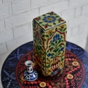 Hand Painted Camel Skin Lamp