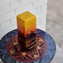 Hand Painted Camel Skin Lamp