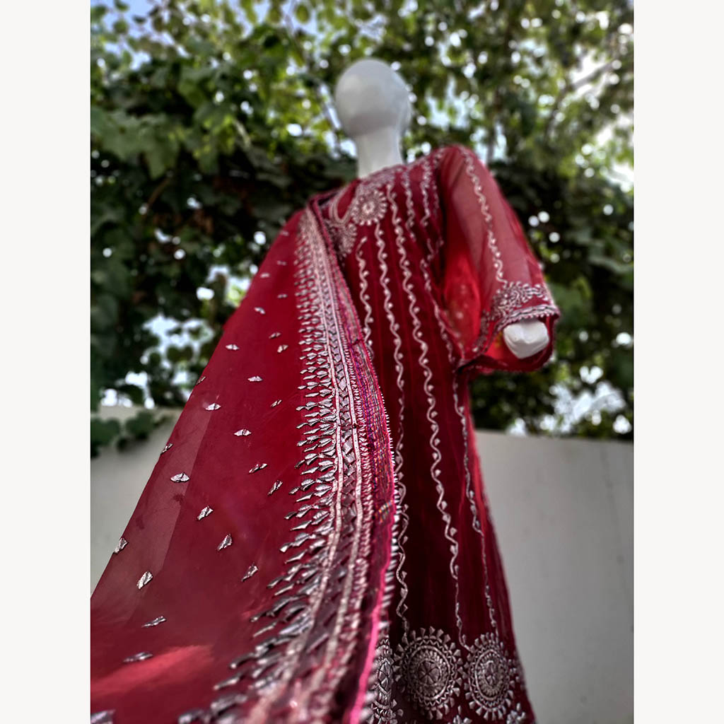 2 pc frock dupatta set