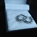 Silver Antique Dangling Jhumka Earrings - Duplicate IMG # 1