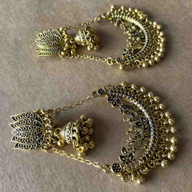 Zircon Double Sided Earrings - Duplicate IMG # 1