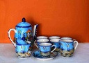 Blue Pottery Tea Set - Duplicate IMG # 1