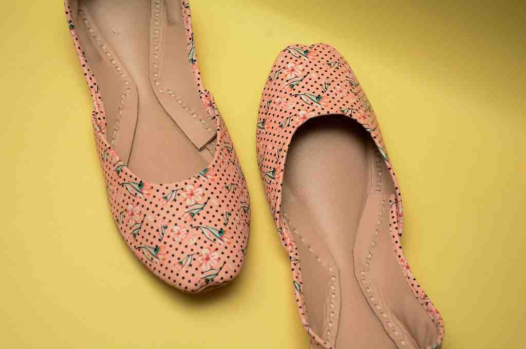 Handcrafted Printed Leather Khussa - Duplicate IMG # 1