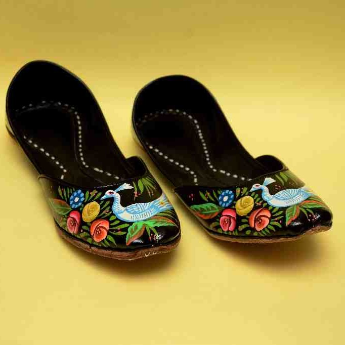  Hand Painted Truck Art Design khussa - Duplicate IMG # 2