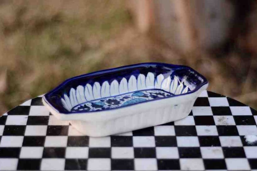 Blue pottery Deep dish  - Duplicate IMG # 1
