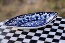 Blue pottery Salad dish  - Duplicate IMG # 1