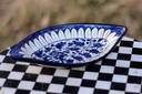 Blue pottery Salad dish   - Duplicate IMG # 1