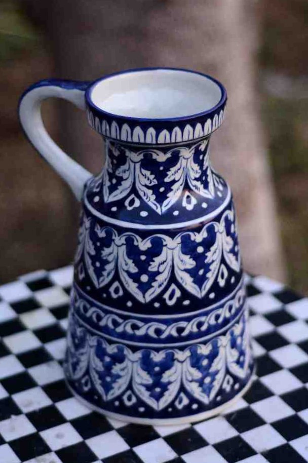 Blue pottery Water Jug IMG # 1