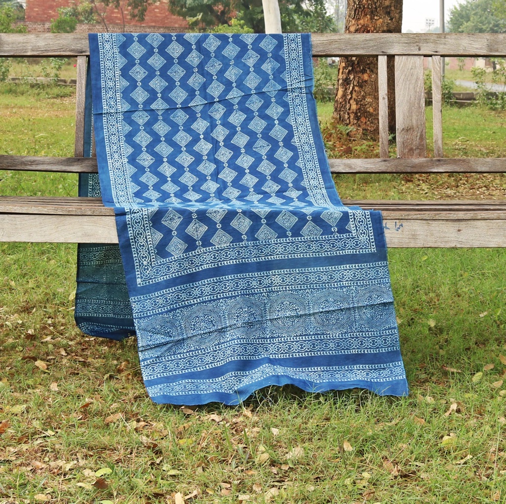 Ajrak Stole IMG # 11172