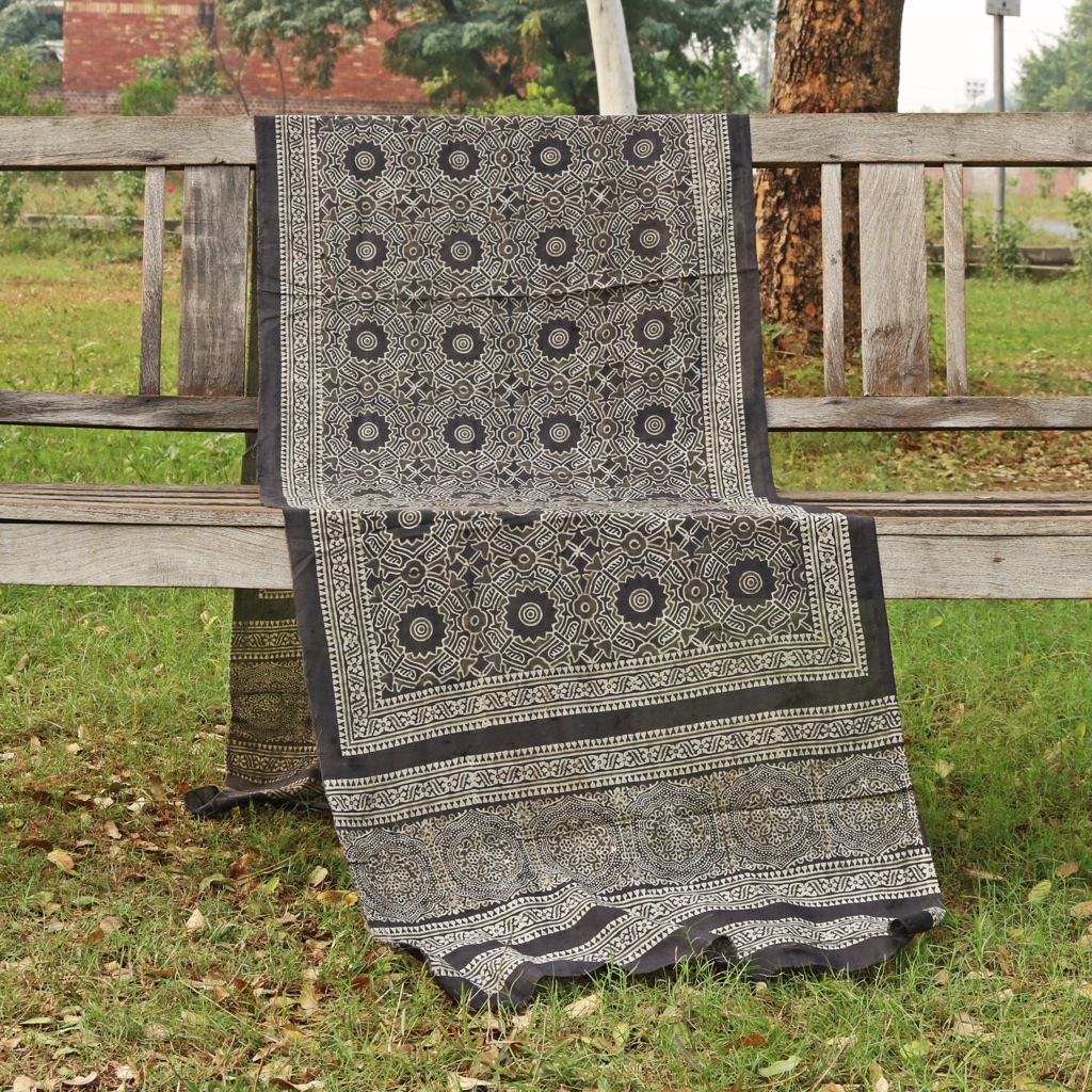 Ajrak Stole IMG # 11198