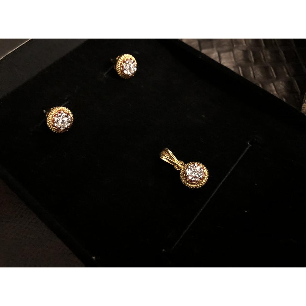 Pure Chandi Zircon Set