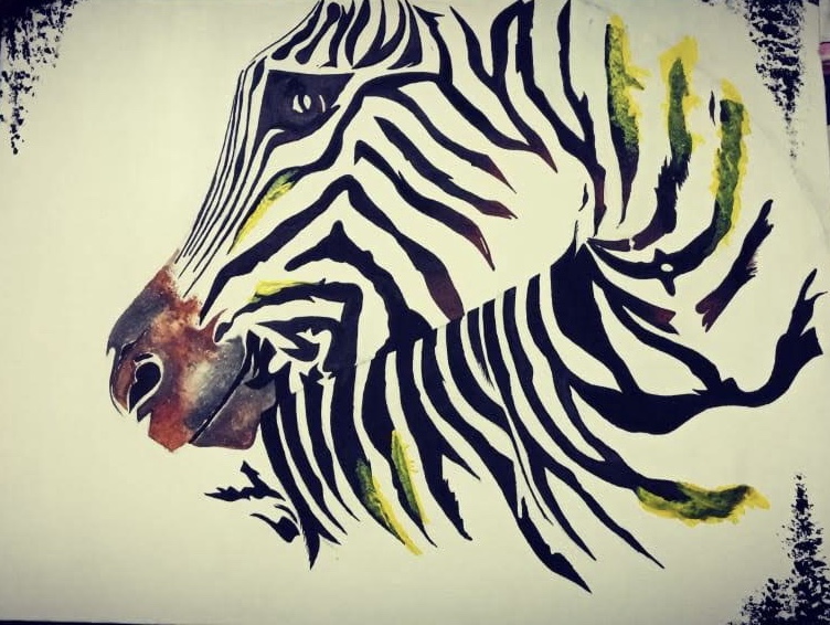 Zebra Painting