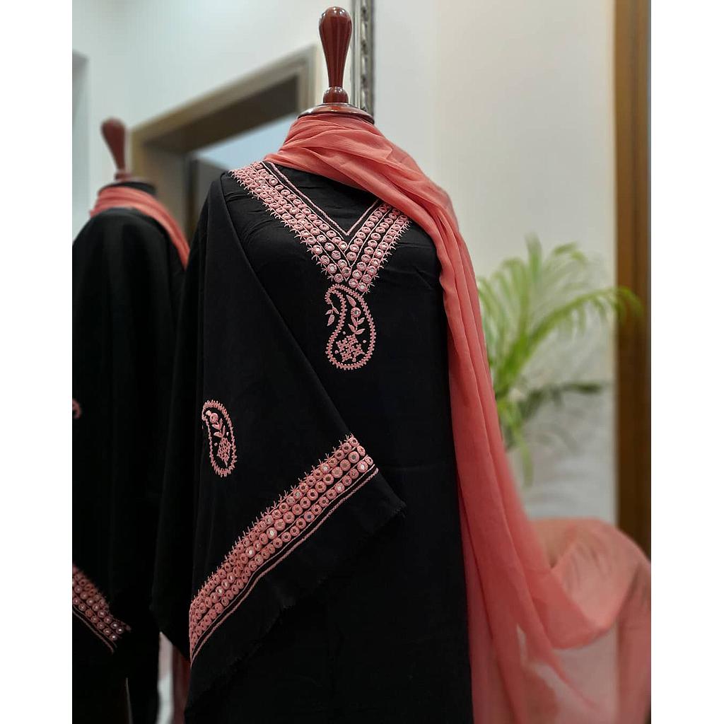 3 Piece Hand Embroidered Marina Suit