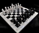 Marble onyx chess set