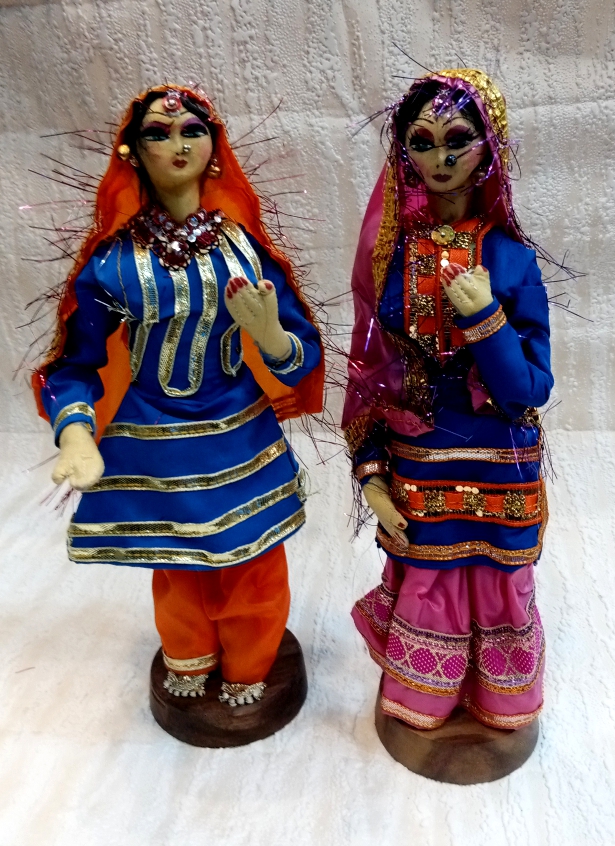 Traditional Pakistani dolls