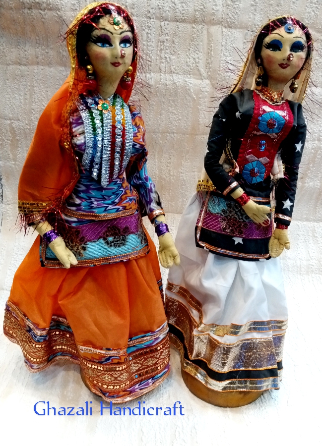 Traditional Pakistani dolls