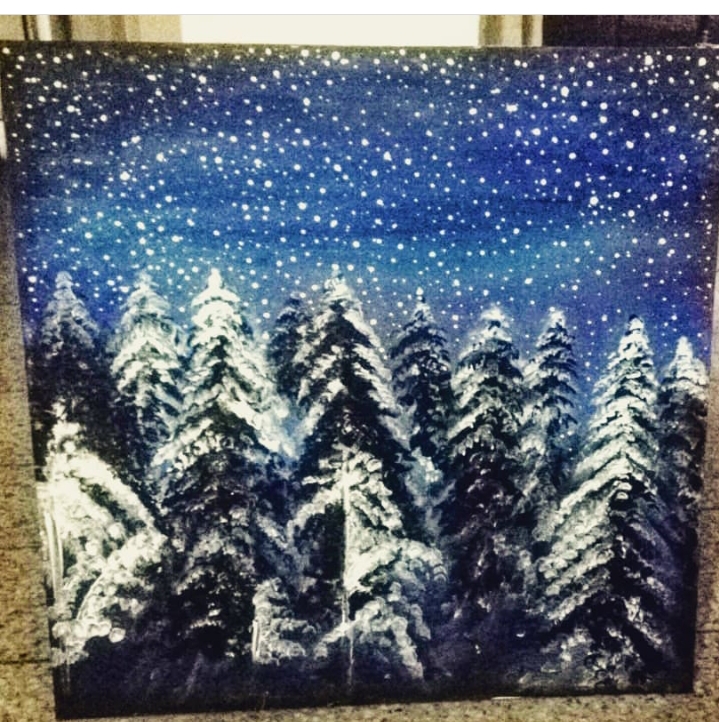 Commercial icy landscape