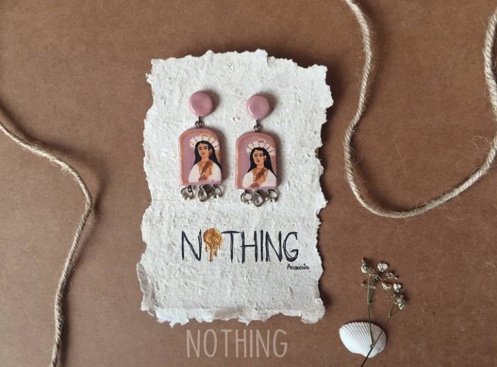 Mughal Portrait Earrings