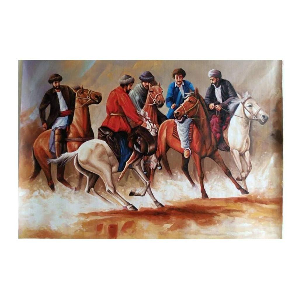 Buzkashi Painting