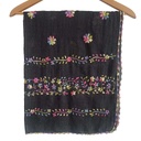 Cotton Scarf with Multicolored Embroidery