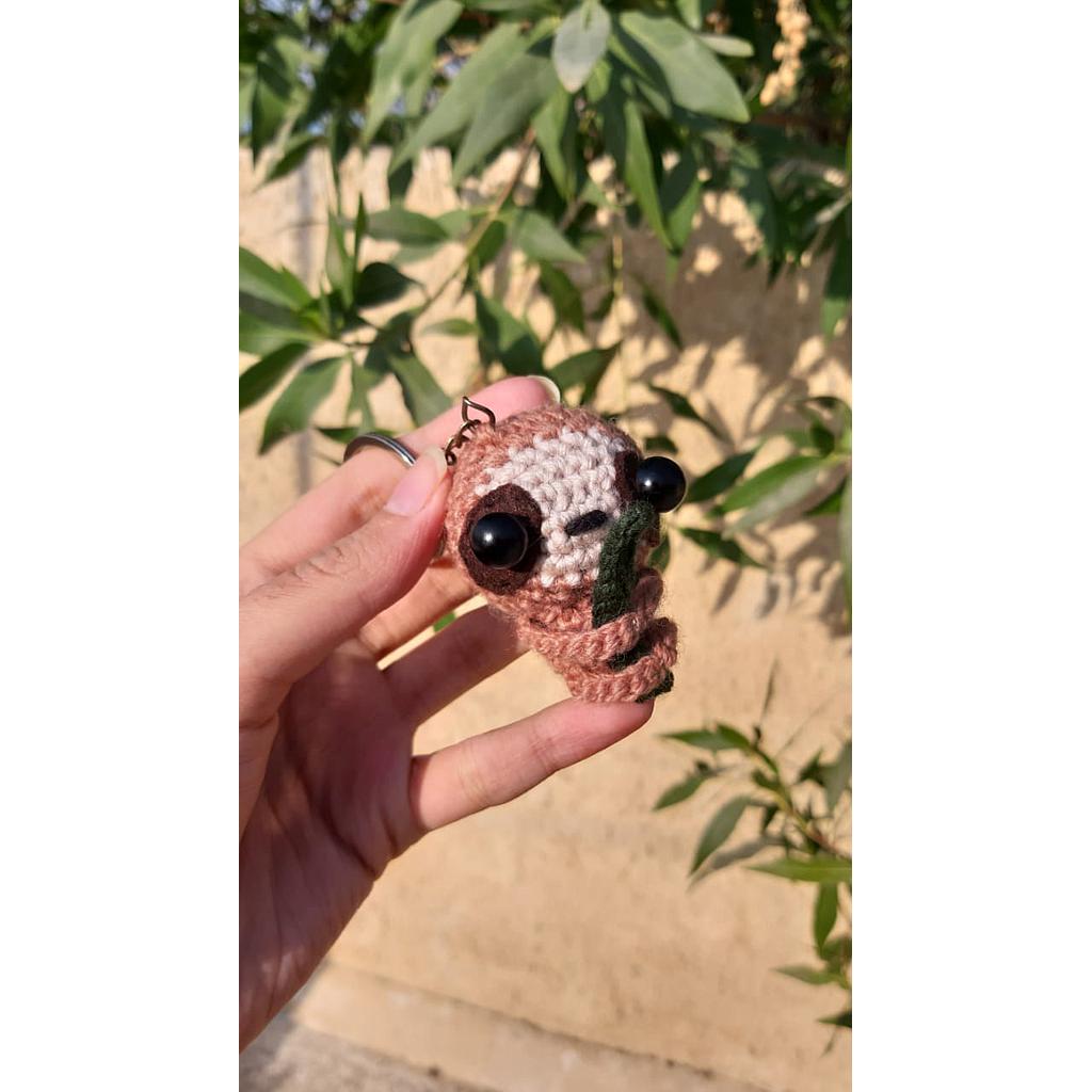 sloth keychain