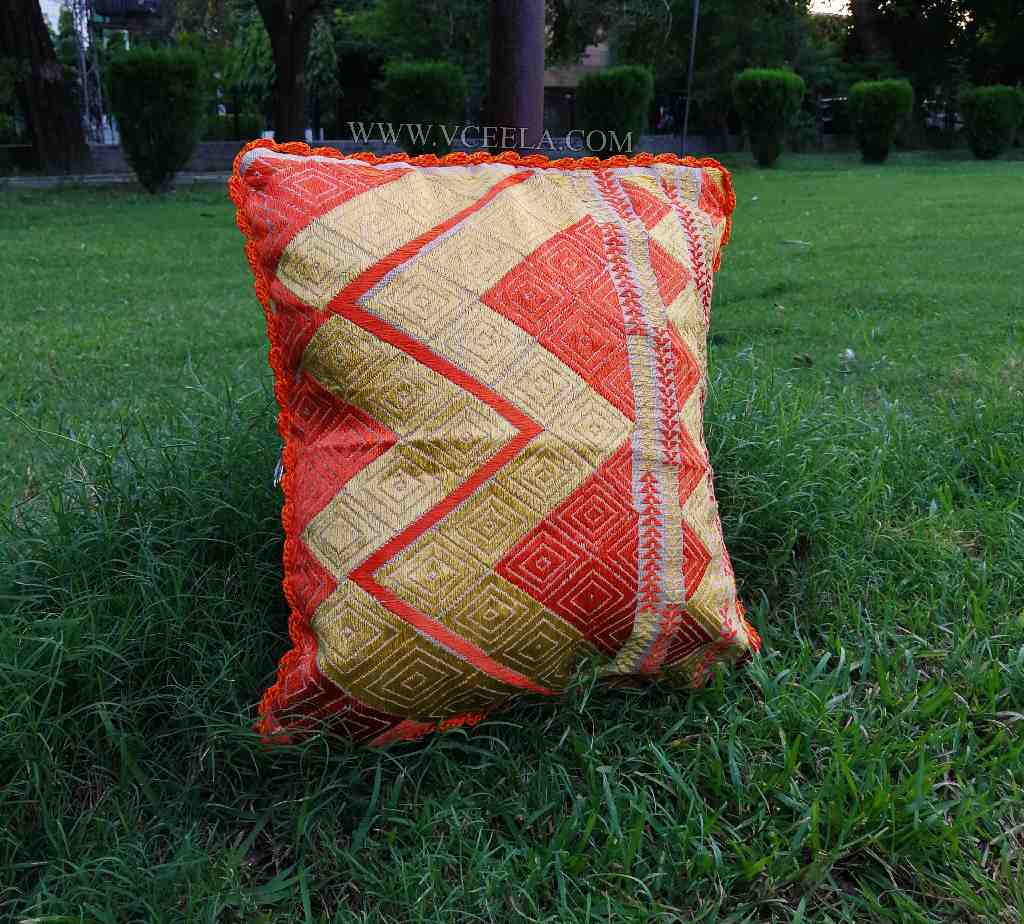 Embroidered Cushion Cover 
