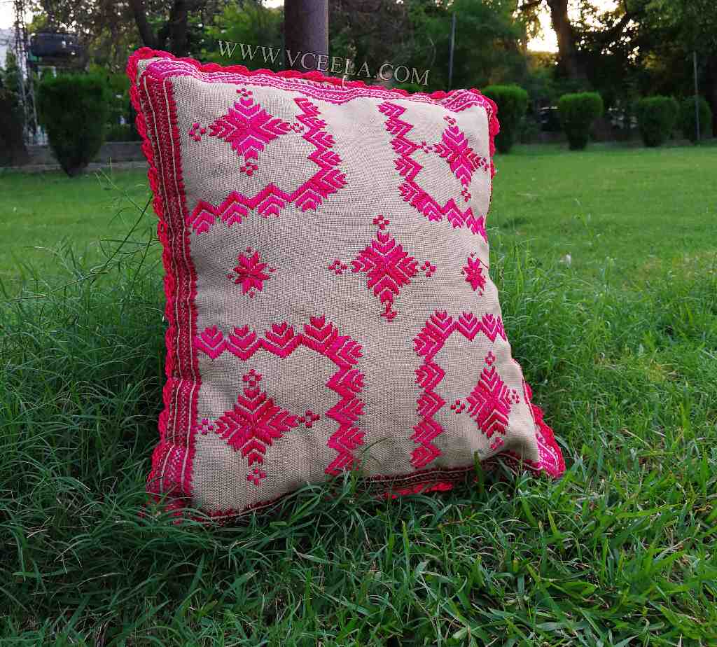 Embroidered Cushion Cover 