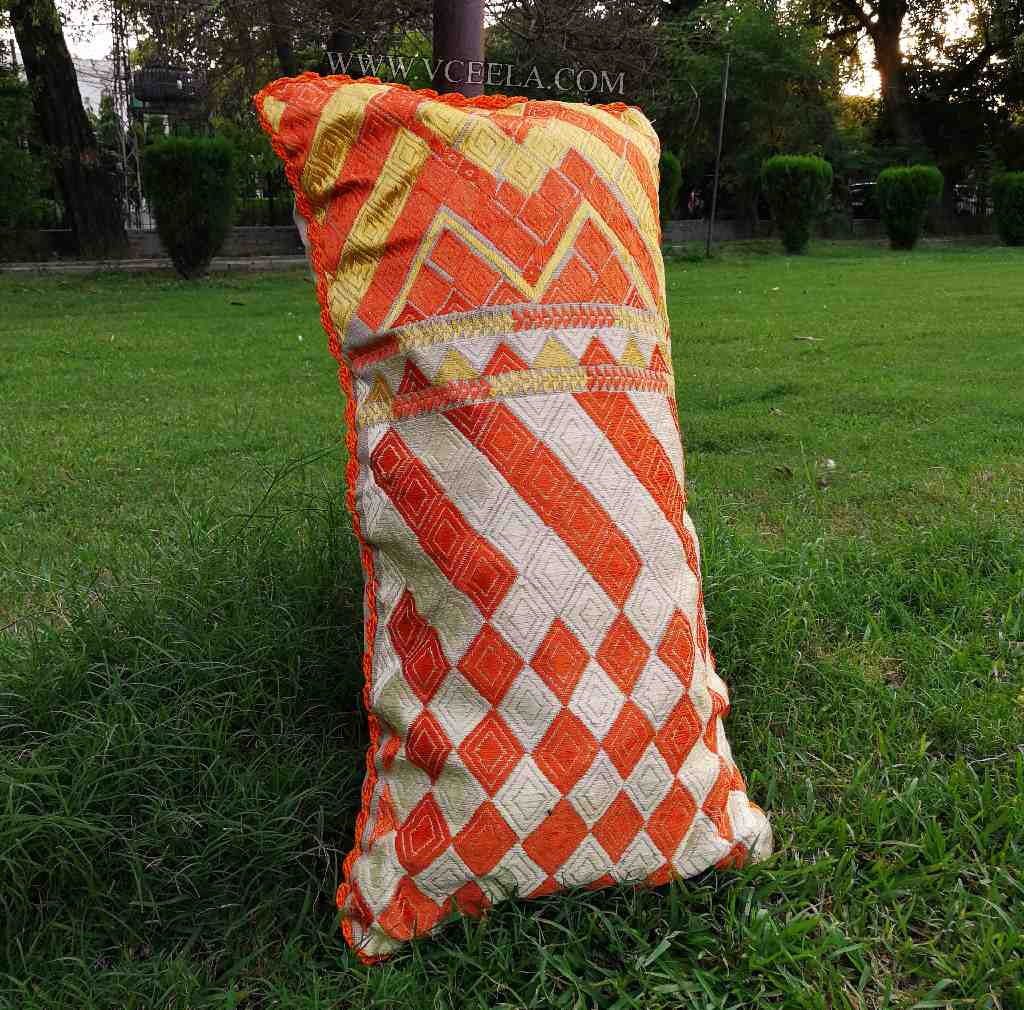 Embroidered Cushion Cover