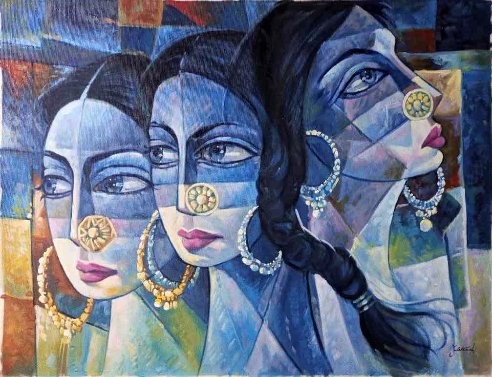 Abstract Face Painting