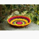 Hand woven Basket For Bread with Changairi Work