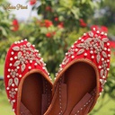 Hand Crafted Dabka Work Khussa