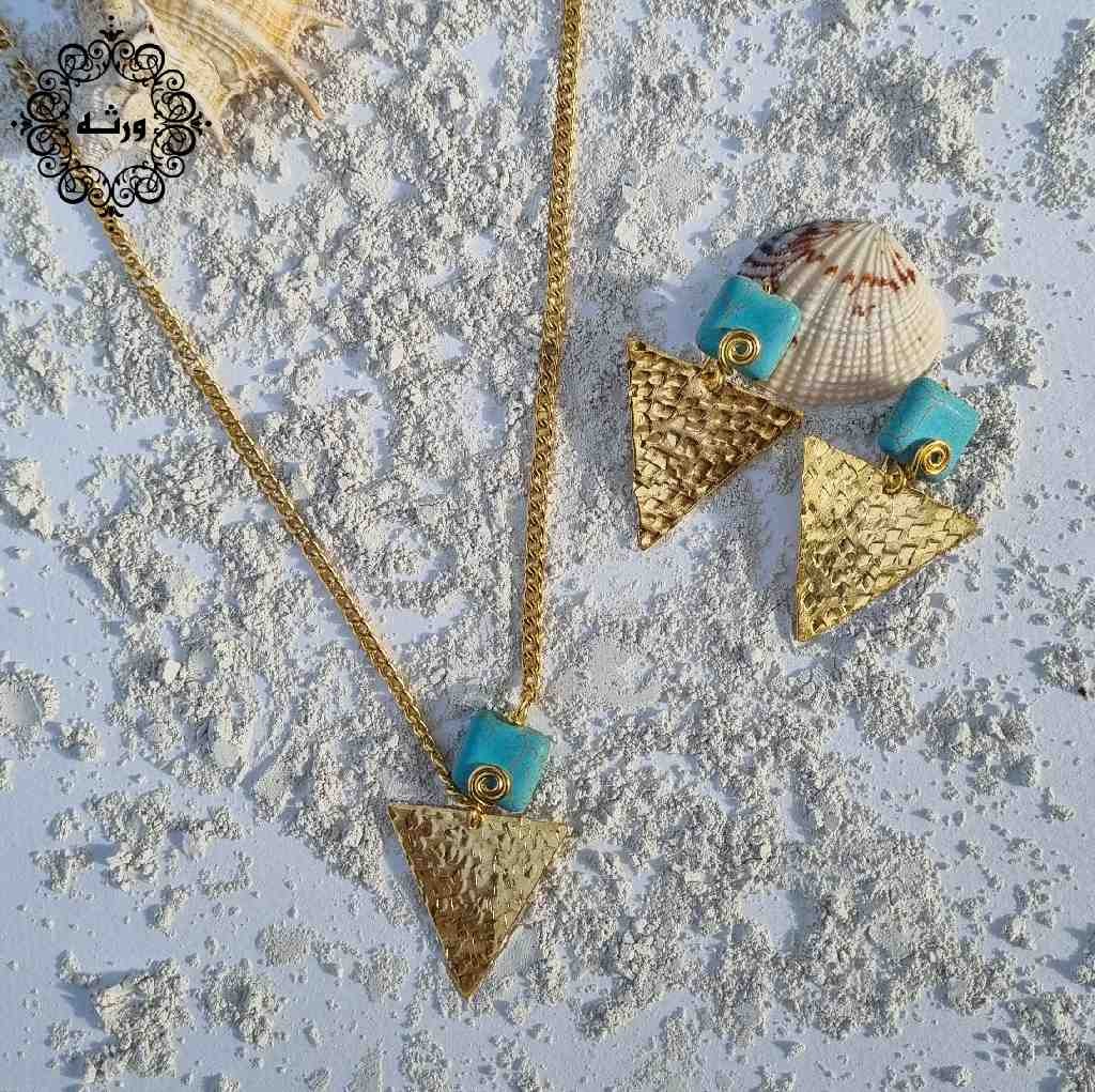 Triangle Turquoise Set