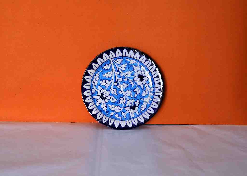 Blue Pottery Plate (Large)