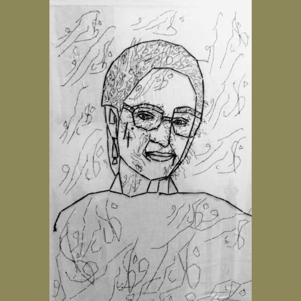 Embroidery Calligraphy Portraits