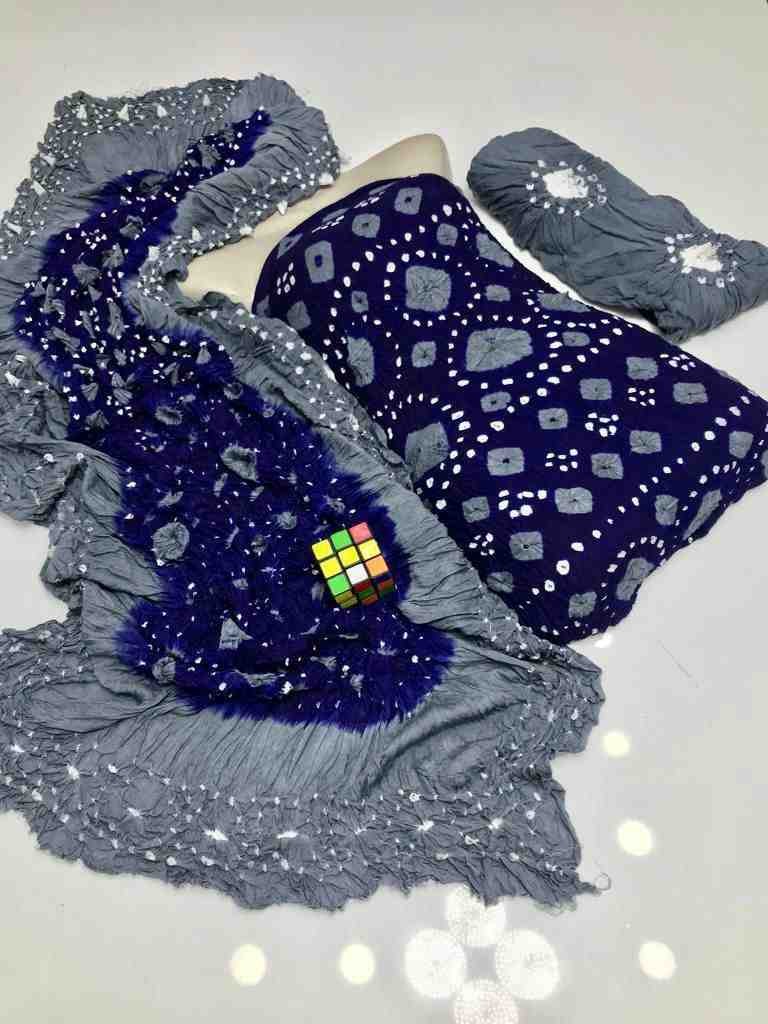 Linen Chunnri Suit (3-Piece)