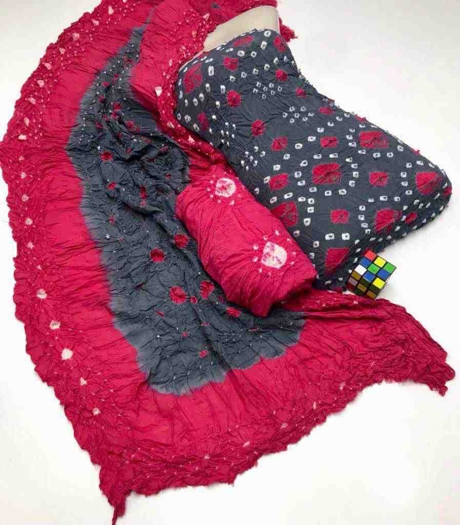 Linen Chunnri Suit (3-Piece)