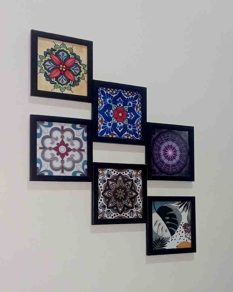Mandala Art Wall Frame (6 Pieces)